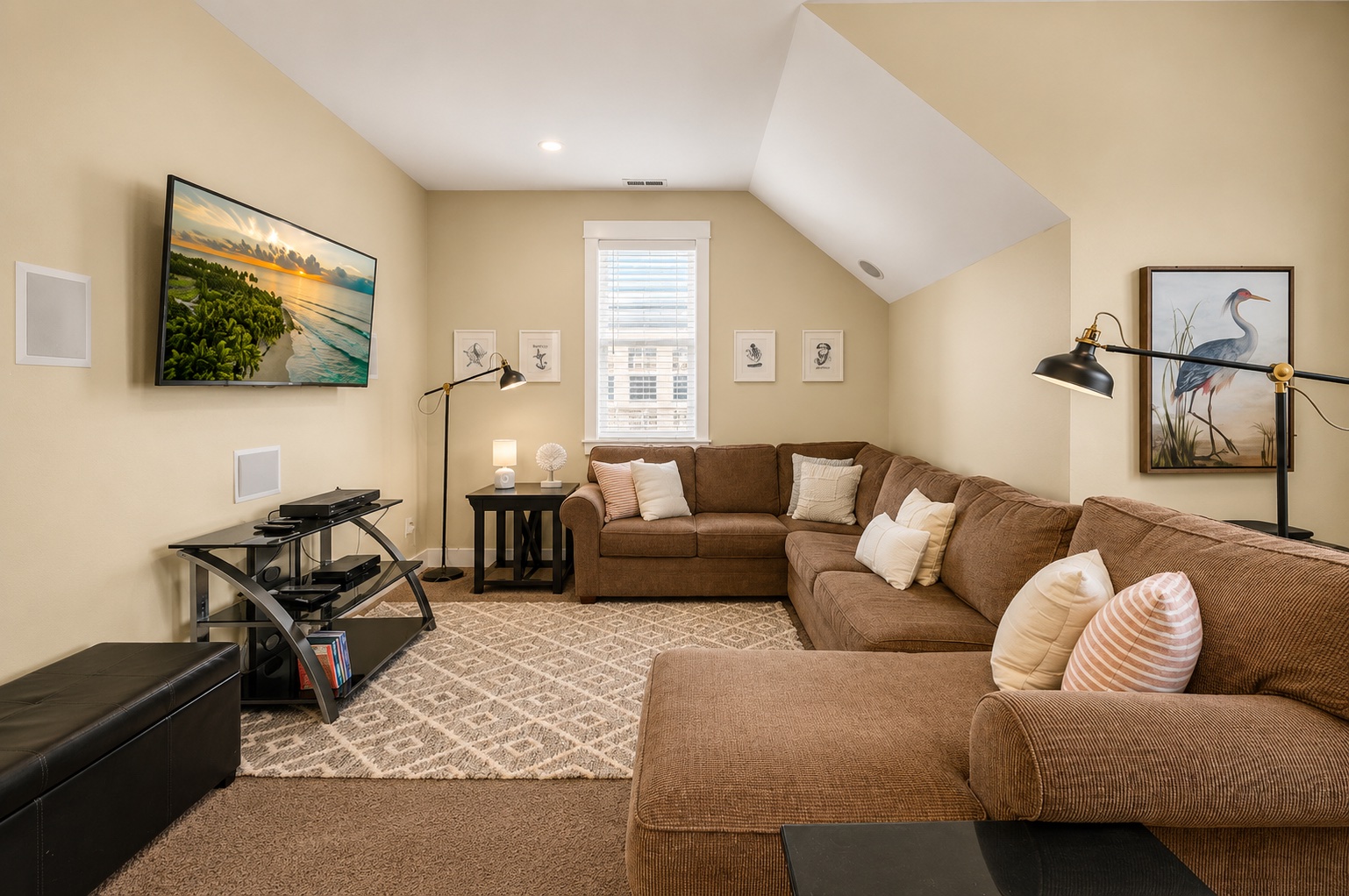 Upstairs second living area